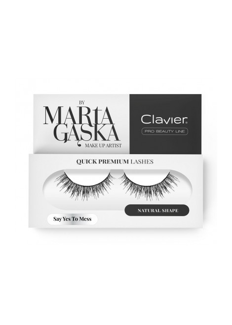Clavier Rzęsy na Pasku Quick Premium Lashes by Marta Gąska – model SAY YES TO MESS (sk09)